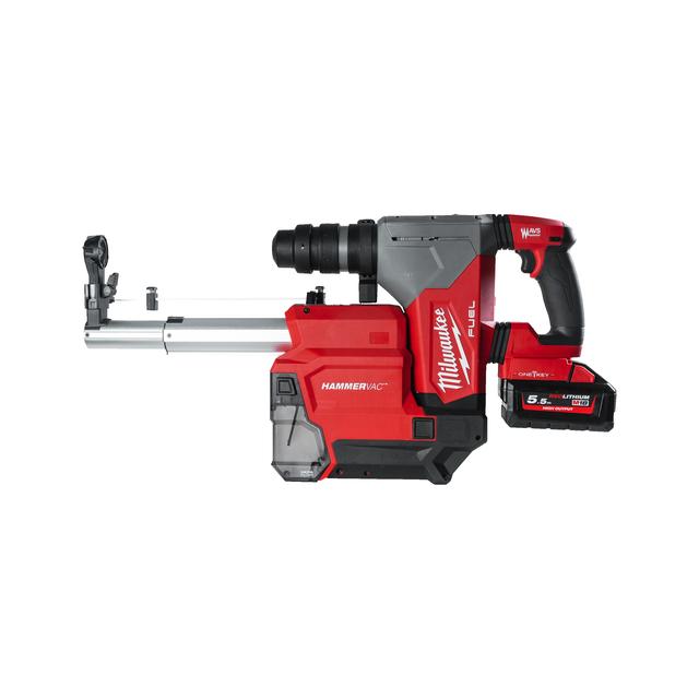 Milwaukee M18ONEFHPXDEL-552C M18 ONE KEY Akku-Kombihammer + Staubabsaugung