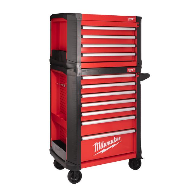 Milwaukee TOOLGUARD Werkstattwagen 78 cm / 30" rot mit 7 Schubladen