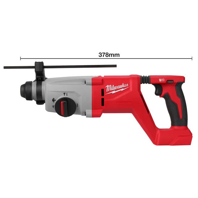 Milwaukee M18BLHACD26-0X M18 SDS-plus Akku-Bohrhammer 26 mm