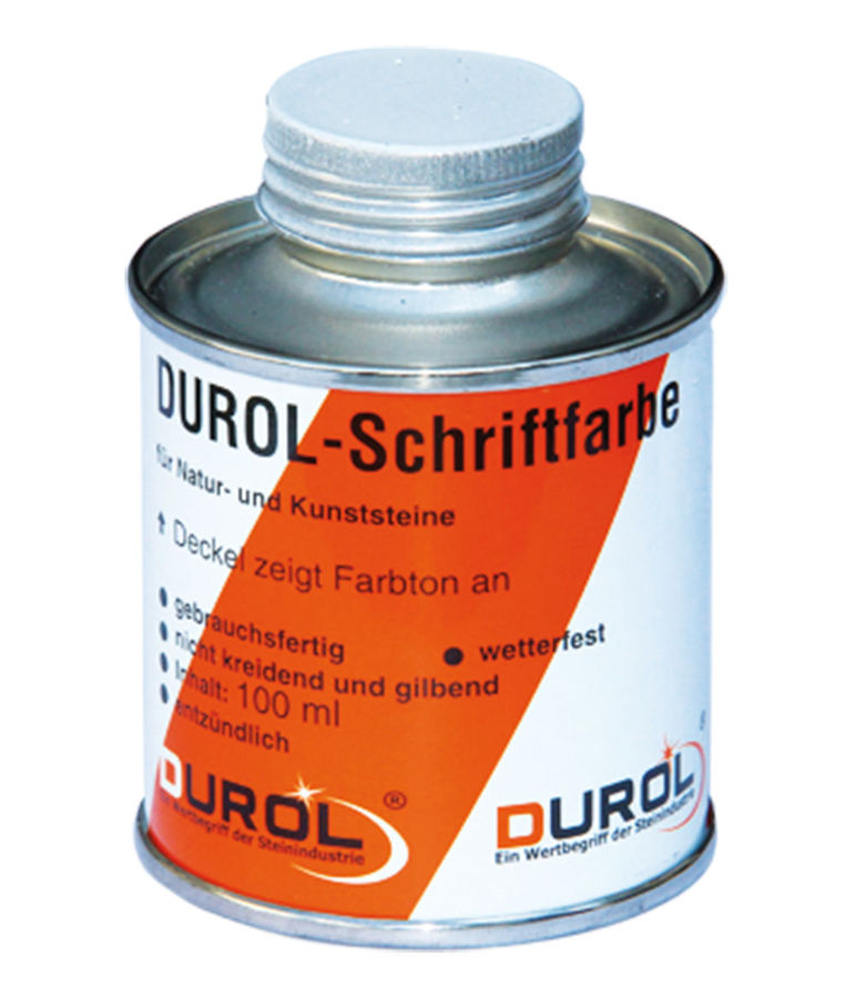 Schriftfarbe Pinselware DUROL