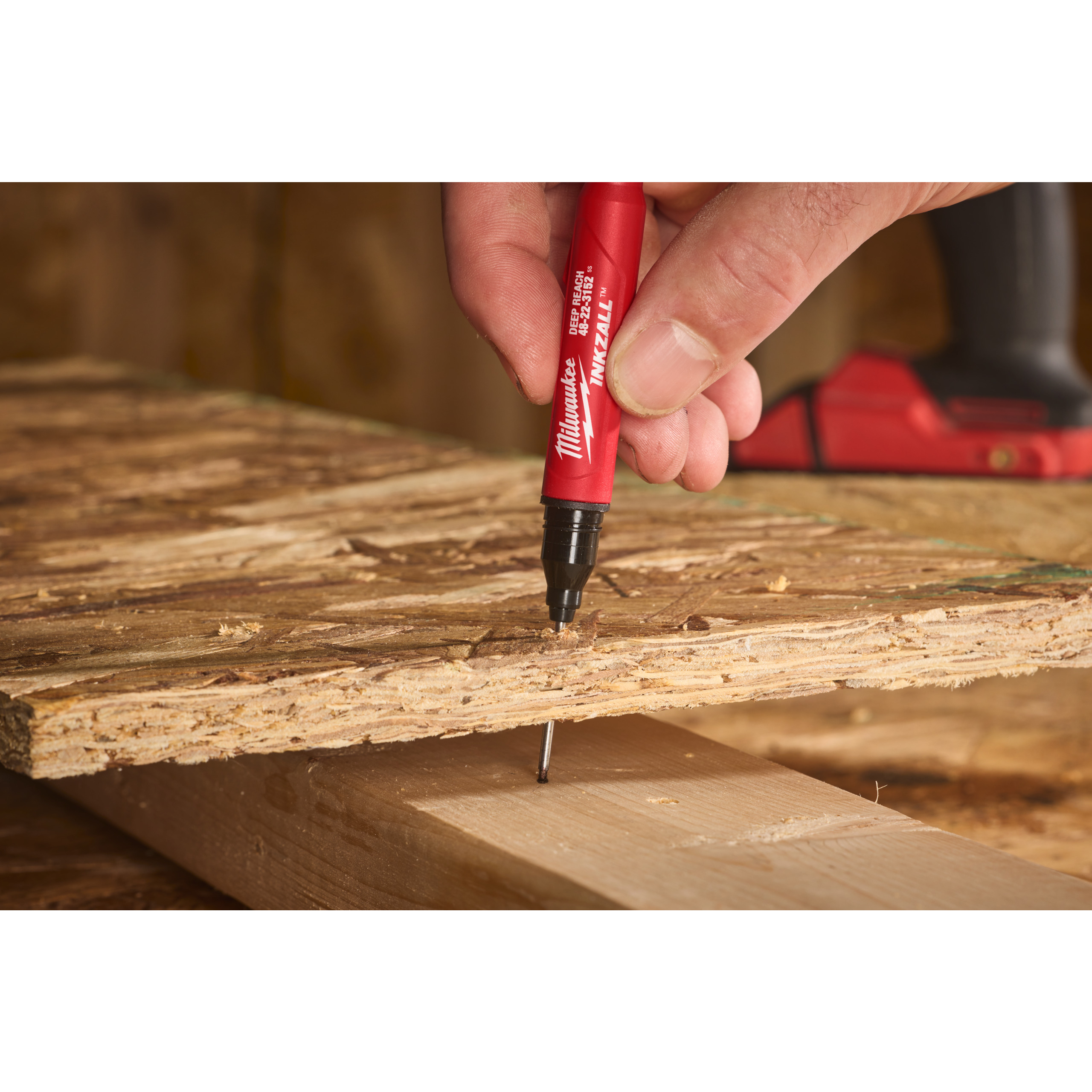 Milwaukee INKZALL Tiefloch-Permanentmarker extrafeine Spitze