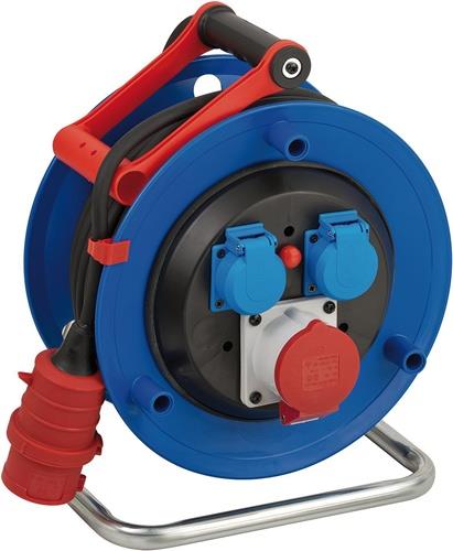 Drehstromkabeltrommel Garant 30m H07RN-F 5x1,5mm² 290mm 2 Schutzkon.steckd.