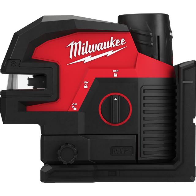Milwaukee M12CLL4P-301C M12 Akku-Kreuzlinienlaser