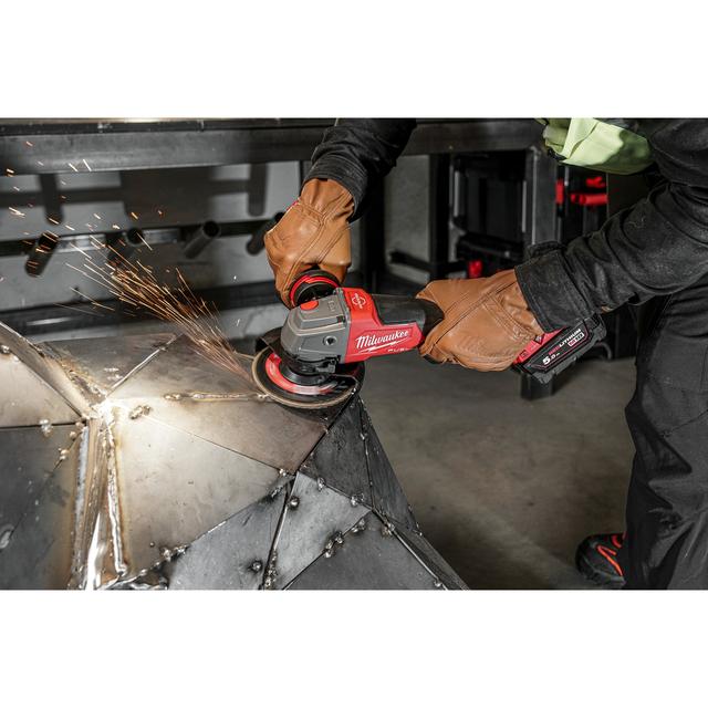 Milwaukee M18ONEFSAG125XPDB-0X M18 FUEL ONEKEY Akku-Sicherheits-Winkelschleifer