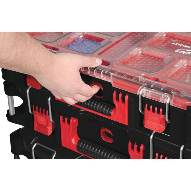 Milwaukee PACKOUT Organiser, inkl. Sortierboxen 500 x 380 x 120 mm
