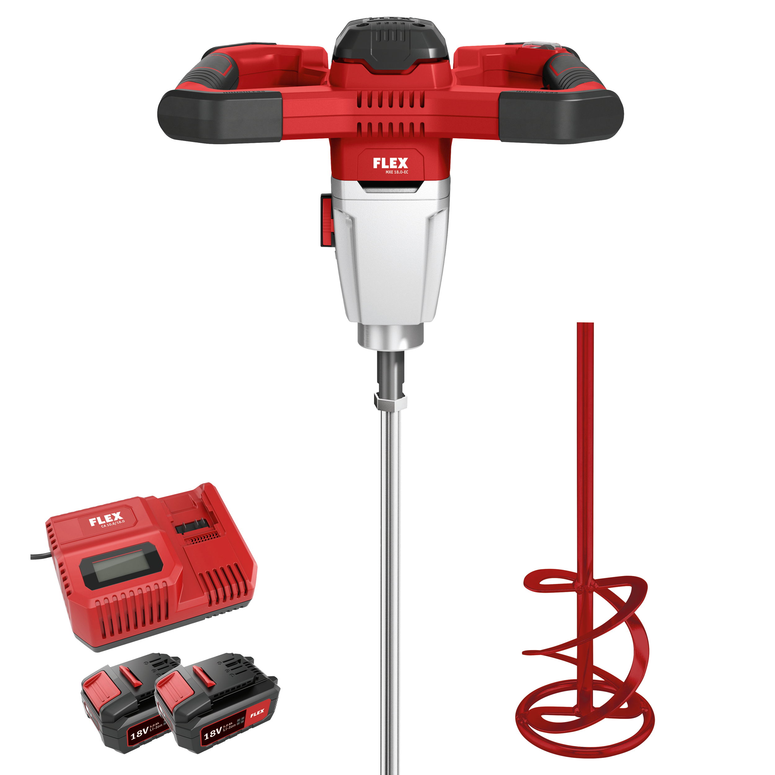 FLEX Akku- Rührwerk MXE 18.0-EC/5.0 Set + HP2 120