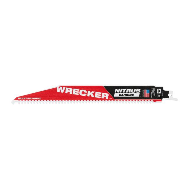 Milwaukee Säbelsägeblatt THE WRECKER NITRUS HM-bestückt 5er Pack 230 x 4,2 mm (6 TPI)