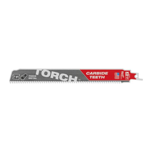 Milwaukee Säbelsägeblatt Metall THE TORCH HM-bestückt 230 x 2,5 mm (10 TPI)