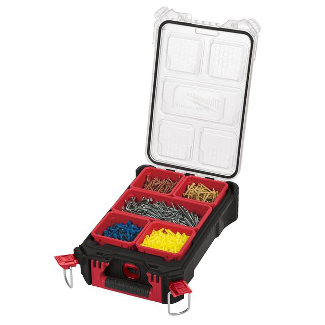 Milwaukee PACKOUT Organiser Compact, inkl. Sortierboxen 250 x 380 x 120 mm