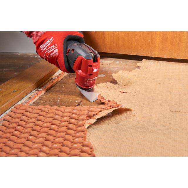 Milwaukee Multitool Starlock fester Spachtel zum Entfernen von Lack und Kleber 52 x 37 mm