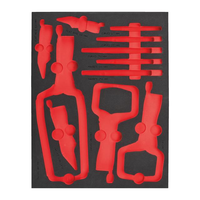 Milwaukee Ersatz-Einlage 3/3  für TORQUE LOCK Gripzangen, für Werkstattwagen 78 cm