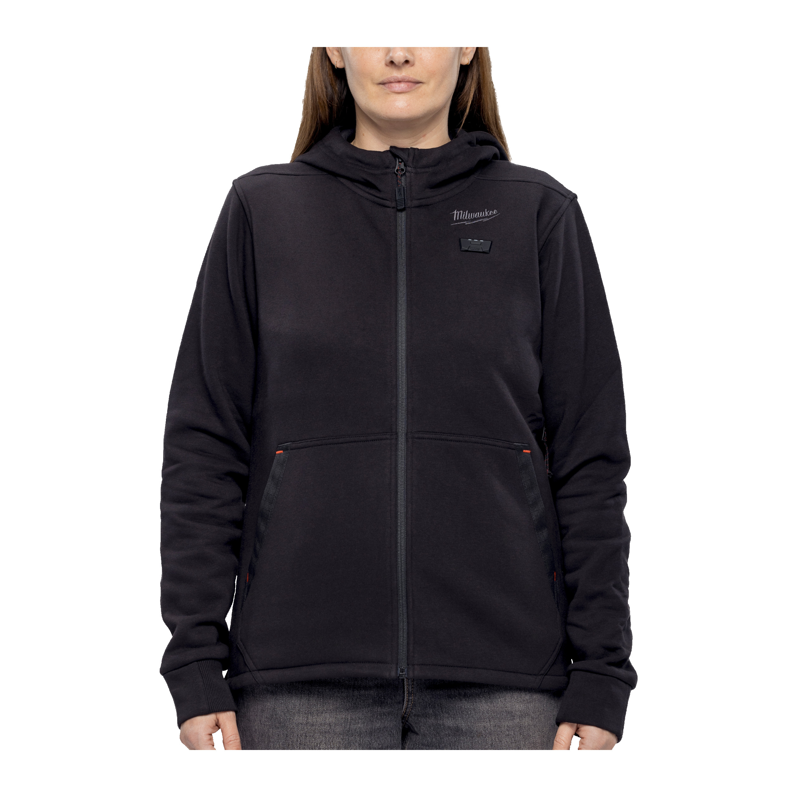 Milwaukee M12 HHLBL5 12 V Akku-Heiz-Kapuzenpullover Damen schwarz, ohne Akku u. Ladegerät