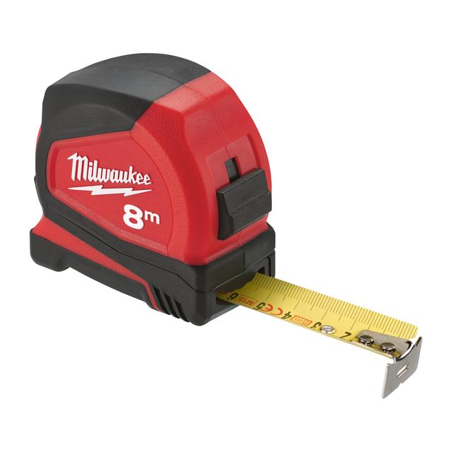 Milwaukee Pro-Compact Bandmaß 8 m nicht-magnetisch, 25 mm breites Band