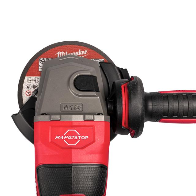 Milwaukee M18FHSAG125XB2-0X M18 FUEL Akku-Hochleistungswinkelschleifer 125 mm mit Schiebeschalter Gen 2