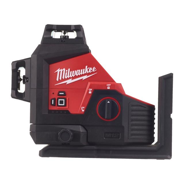 Milwaukee M123PL-0C M12 Akku-Kreuzlinienlaser 3 x 360°