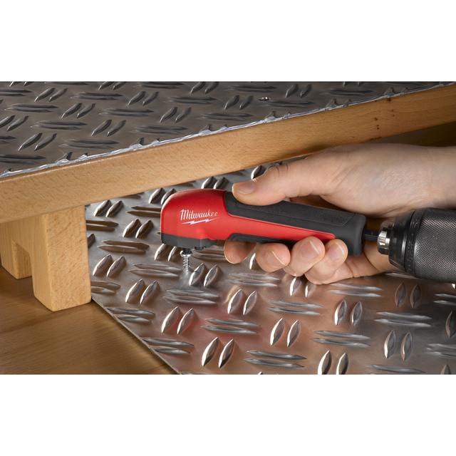 Milwaukee SHOCKWAVE Winkelschraubvorsatz RAA 1/4" Aufnahme inkl. 10 Bits