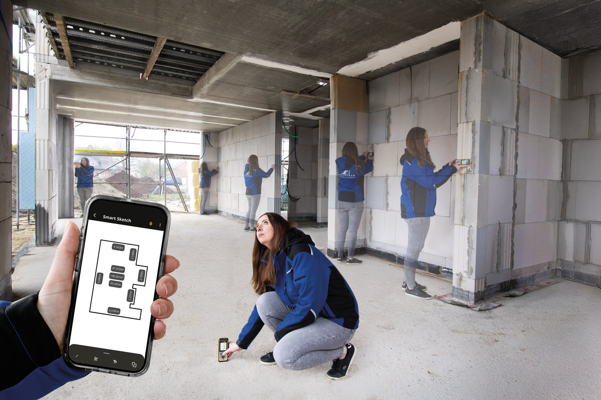 STABILA Laser-Entfernungsmesser LD 530 BT, Bluetooth® 5.0