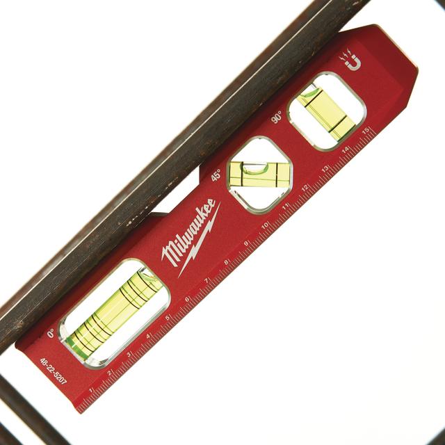 Milwaukee Wasserwaage Torpedo kompakt 45° 17 cm lang magnetisch