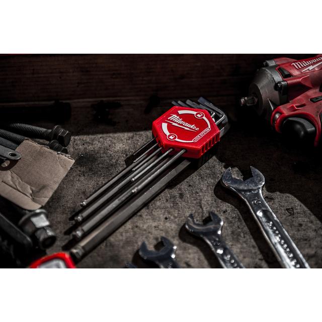 Milwaukee Innensechskantschlüssel-Satz metrisch 9-teilig: 1.5, 2, 2.5, 3, 4, 5, 6, 8, 10 mm