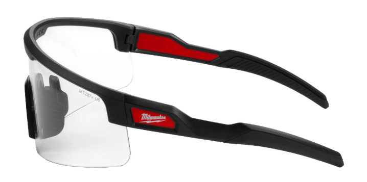 Milwaukee Schutzbrille mit großem Sichtfeld