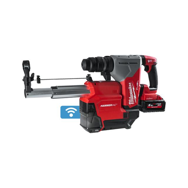 Milwaukee M18ONEFHPXDEL-552C M18 ONE KEY Akku-Kombihammer + Staubabsaugung