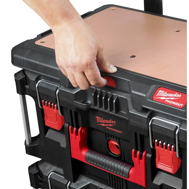 Milwaukee PACKOUT Holz-Arbeitsplatte 650 x 380 x 60 mm