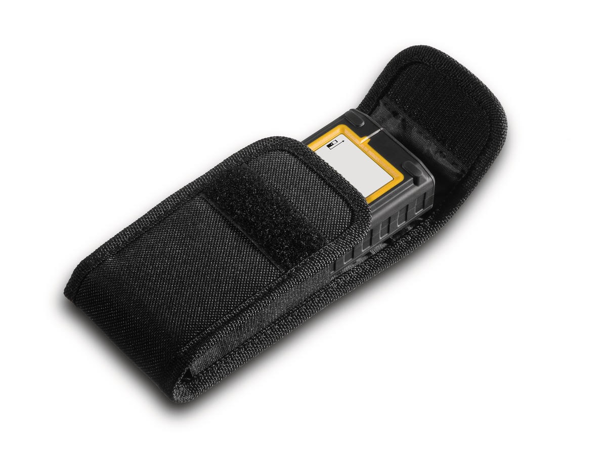 STABILA Laser-Entfernungsmesser LD 320, max. Messbereich 60 m, 8 Messfunktionen (u. a. Fläche, Volumen, Pythagoras, MIN/MAX-Tracking), IP 40, Tasche, Handschlaufe, inkl. Batterien (2 x AAA)