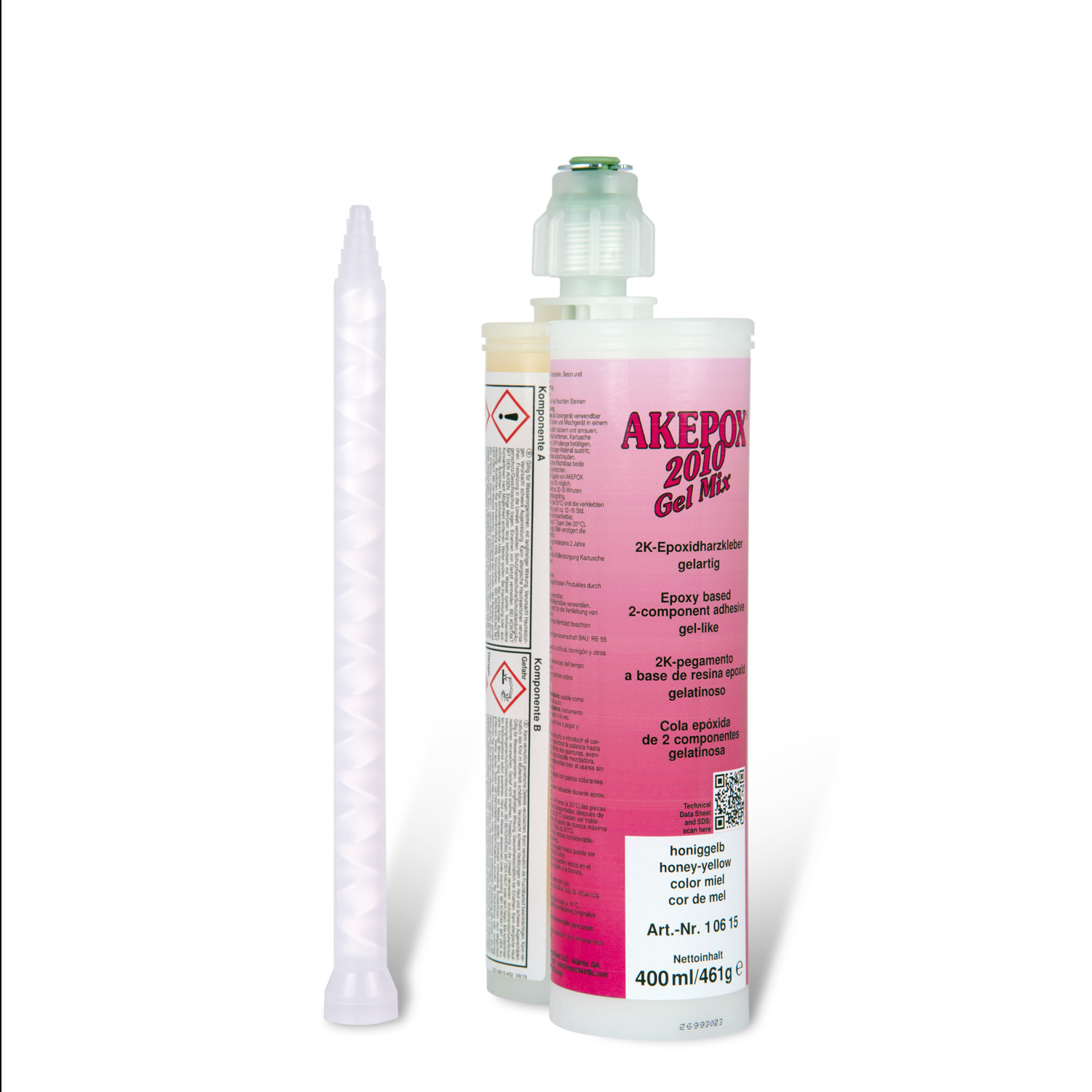 Akemi AKEPOX 2010 Gel Mix honiggelb 400 ml | Selbstbedienungsverbot