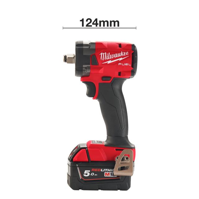Milwaukee M18FIW2F12-0 M18 FUEL 1/2˝-Akku-Kompakt-Schlagschrauber Vierkant mit Sprengring