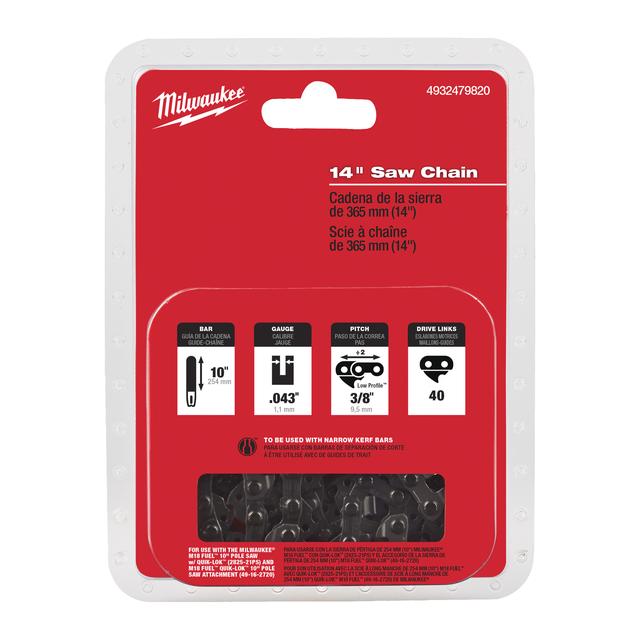 Milwaukee Sägekette 35 cm / 14" für M18 FCHS35 Sägekette 35 cm/14" für M18 FCHS35