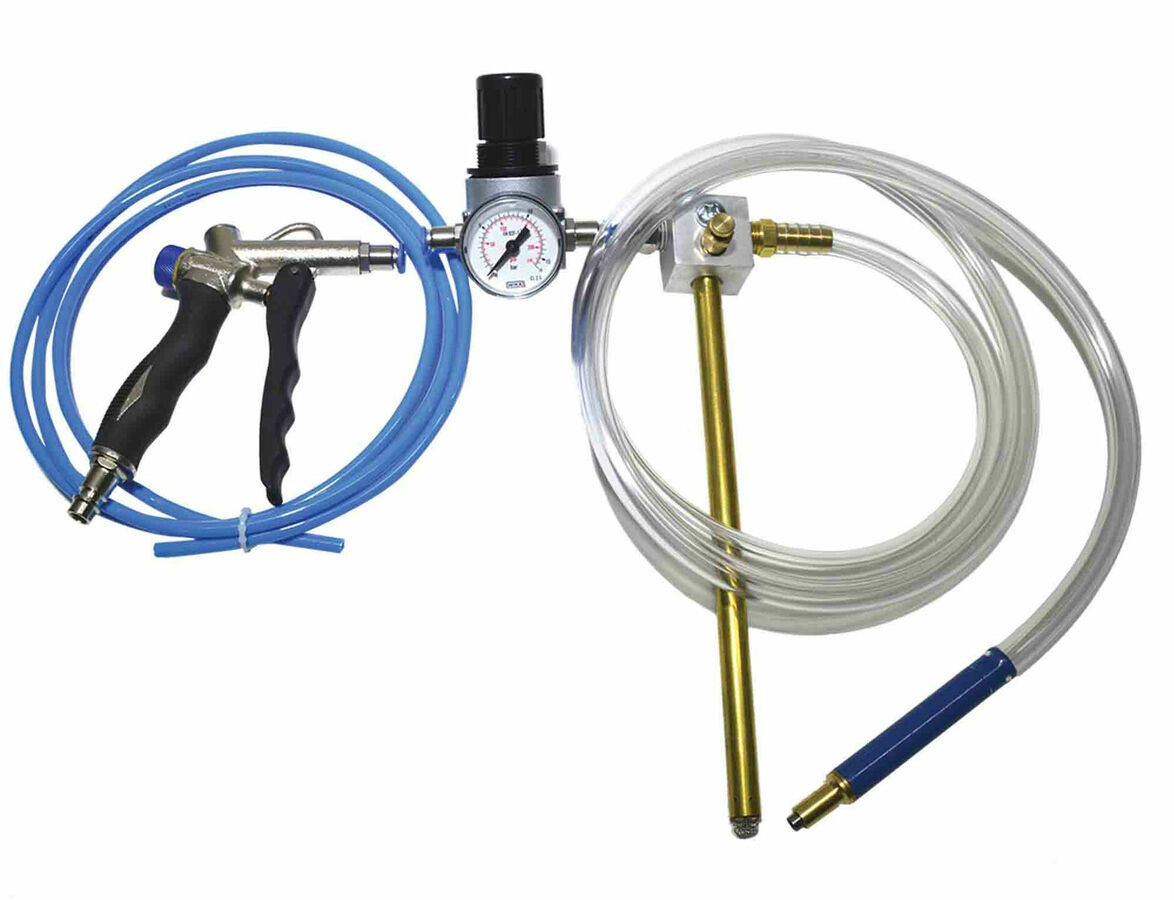 Freistrahlgerät mobil mit Handauslöser