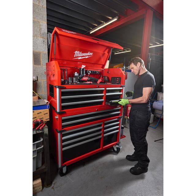 Milwaukee TOOLGUARD Werkstattwagen-Aufsatz rot für Werkstattwagen 117 cm / 46"