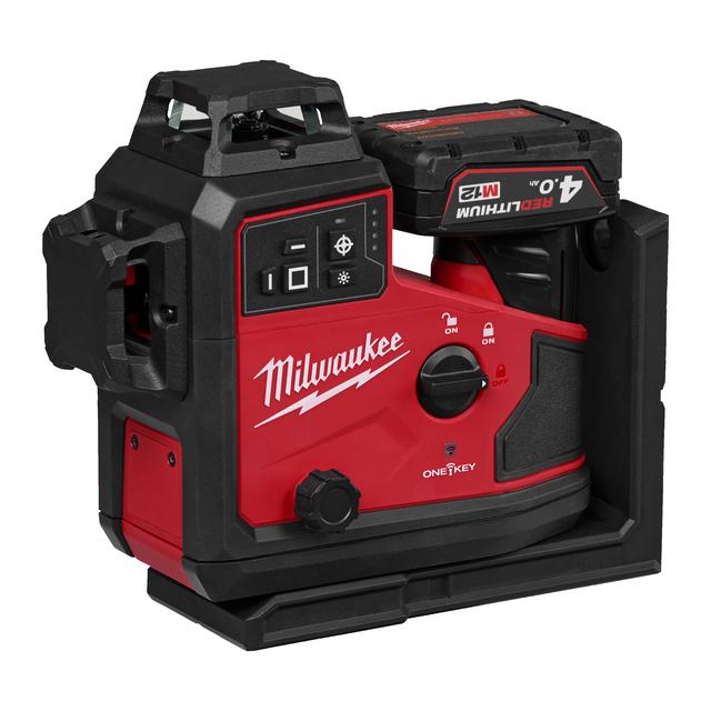 Milwaukee M12A3PLO-401C M12 3 x 360° Akku-Laser