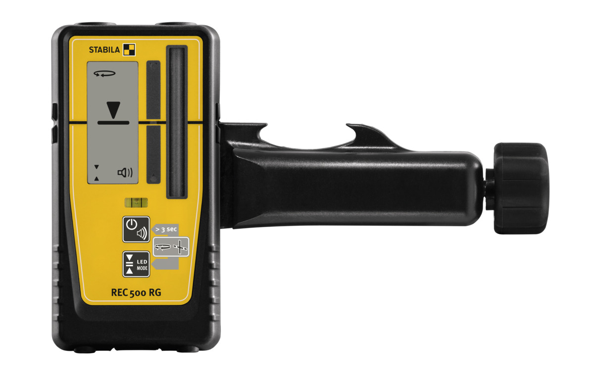 STABILA Empfänger REC 500 RG, Receiver für Rotations- und Linienlaser, für rote und grüne Laserstrahlen