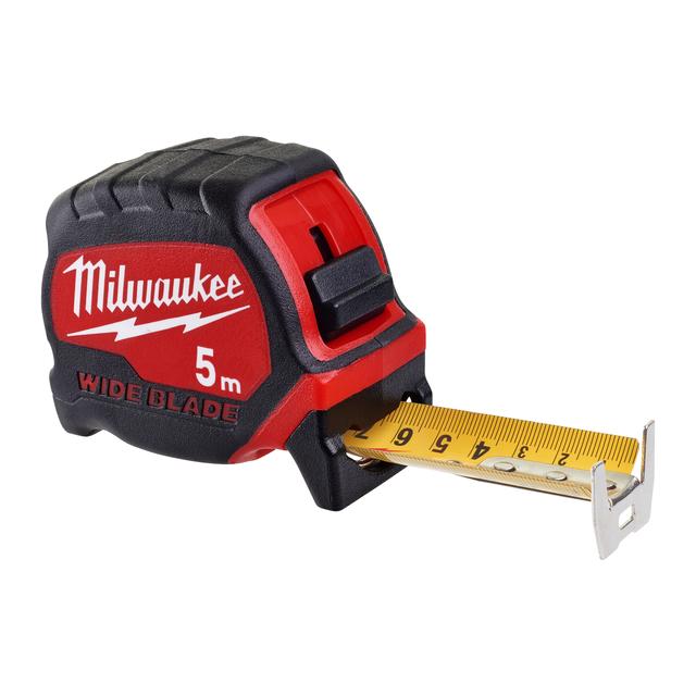 Milwaukee Premium-Bandmaß breit 5 m nicht-magnetisch, 33 mm breites Band