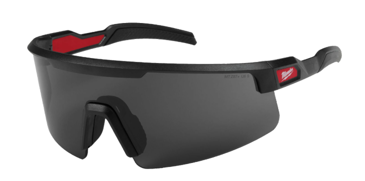 Milwaukee Schutzbrille mit großem Sichtfeld - getönt