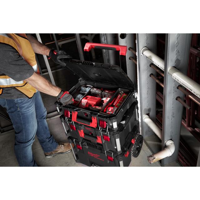 Milwaukee PACKOUT Starter-Set 1    3-teilig PACKOUT Trolley-Koffer, Koffer groß u. Koffer