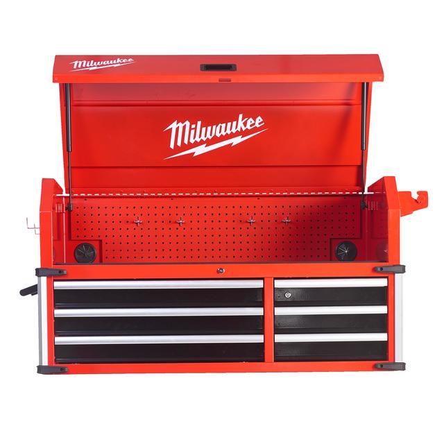 Milwaukee TOOLGUARD Werkstattwagen-Aufsatz rot für Werkstattwagen 117 cm / 46"