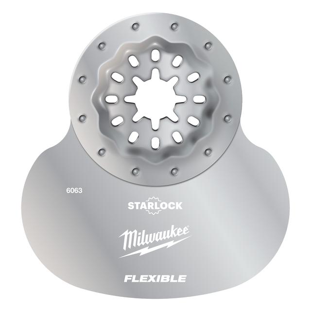 Milwaukee Multitool Starlock Schneidmesser Pilzform zum Schneiden von Silikon und weichem Kitt 70 mm