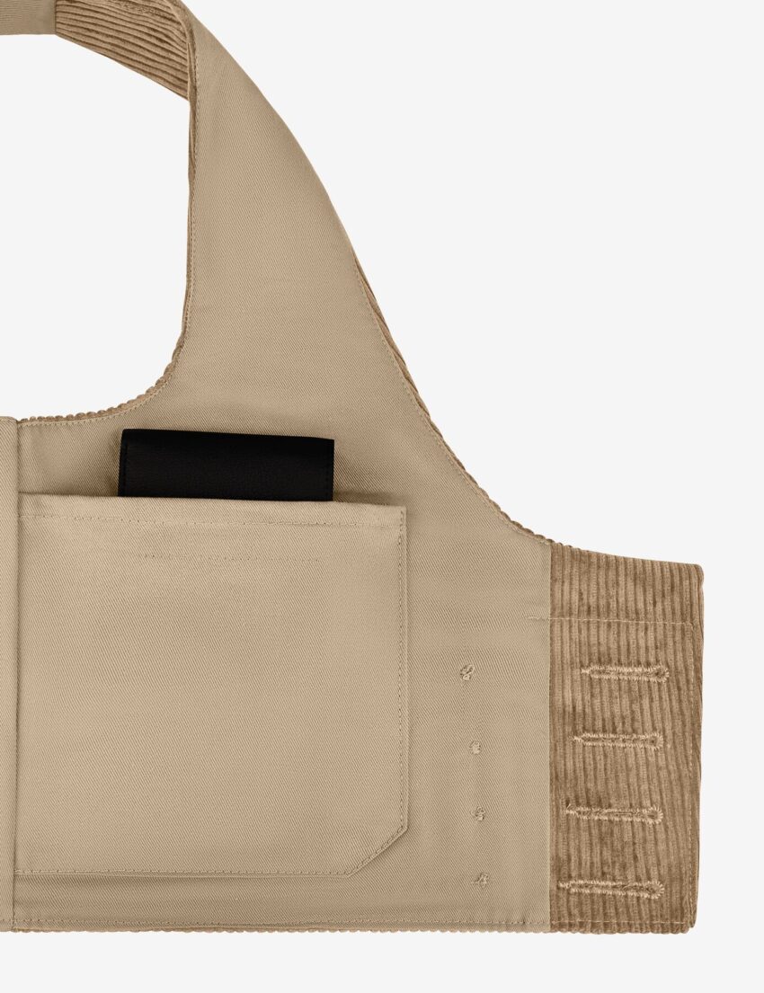 FHB EMIL Zunftweste Trenkercord beige 90