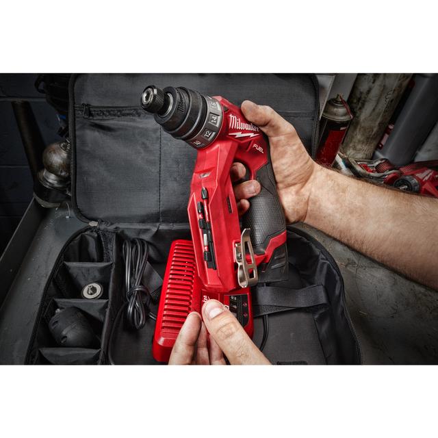 Milwaukee M12FDDXKIT-0X M12 FUEL Akku-Kompakt-Bohrschrauber mit Schnellwechselbohrfutter
