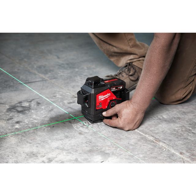 Milwaukee M123PL-401C M12 Akku-Kreuzlinienlaser 3 x 360°