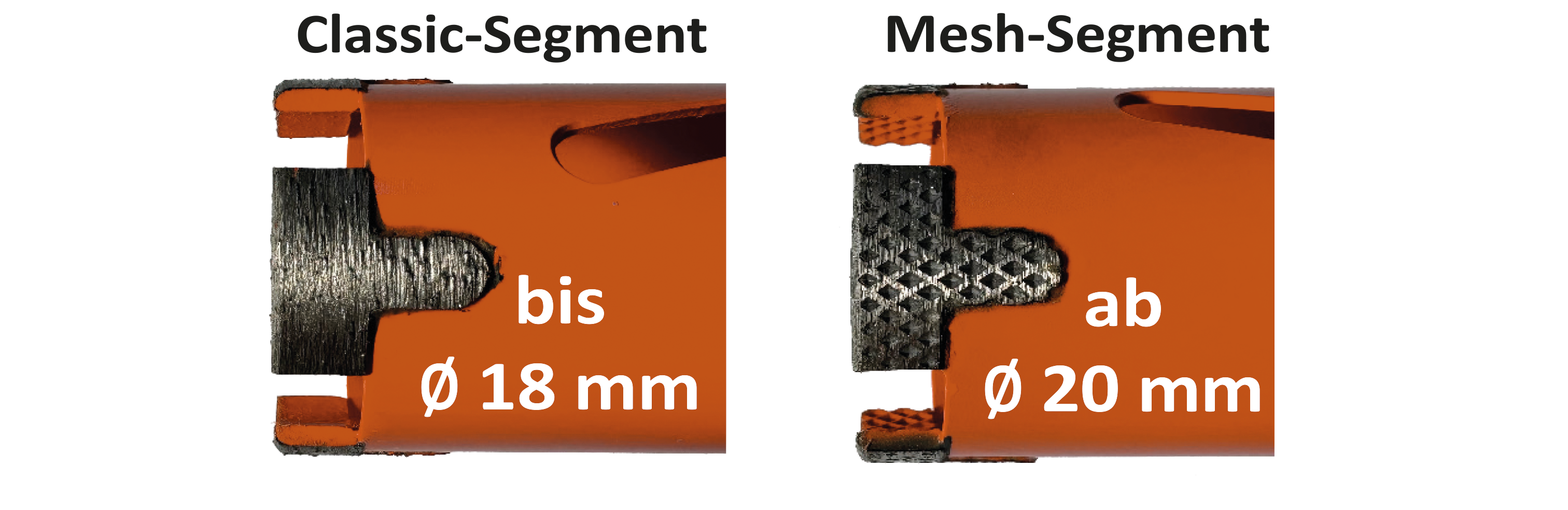 Diamant-Trocken-Hohlbohrer | FUSION DRY | M14 IG