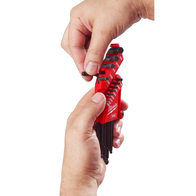 Milwaukee Innensechskantschlüssel Set imperial 13-teilig