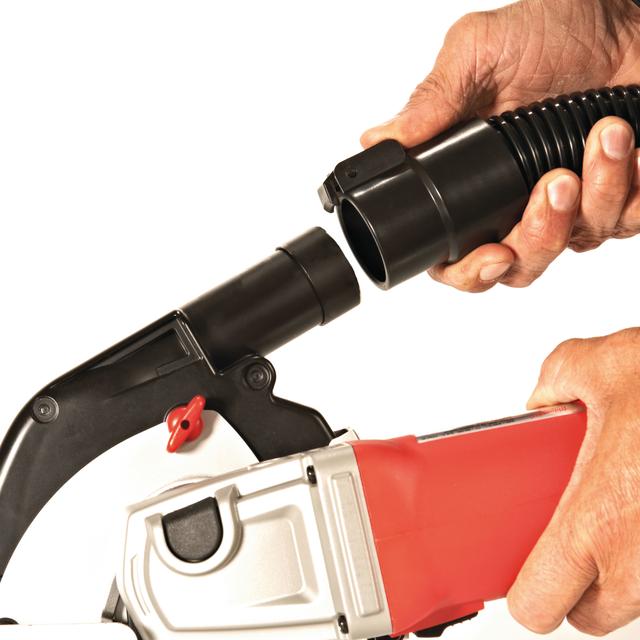 Milwaukee AGV15-125XCDEC-SET Winkelschleifer mit Absaughaube Trennen