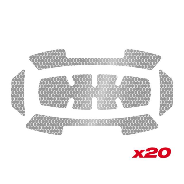 Milwaukee BOLT Hi-Vis Aufkleber silber 20er Pack