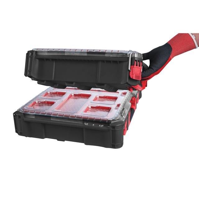 Milwaukee PACKOUT Organiser, inkl. Sortierboxen 500 x 380 x 120 mm