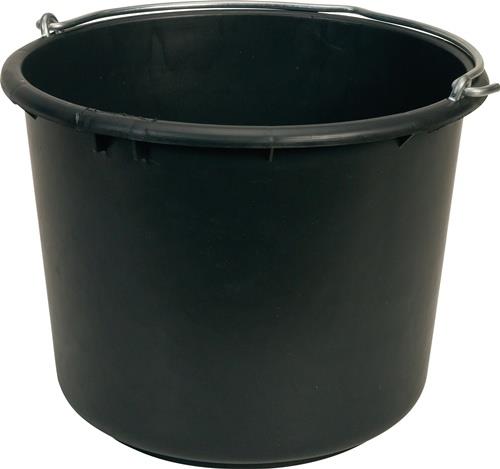 Baueimer GRIPLINE X 12l schwer, verstärkt schwarz Ku.BERDAL