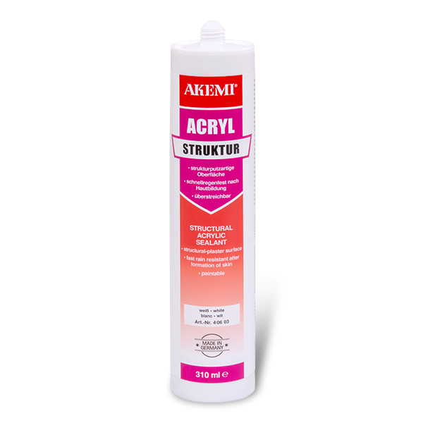 Akemi Struktur-Acryl weiß 310 ml