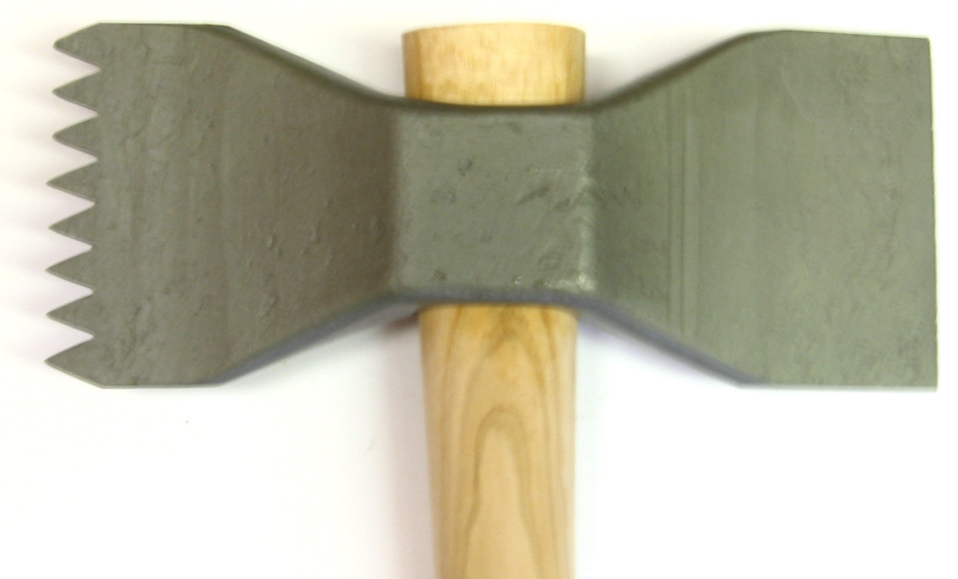 Stein- & Zahnfläche 1seitig gezahnt